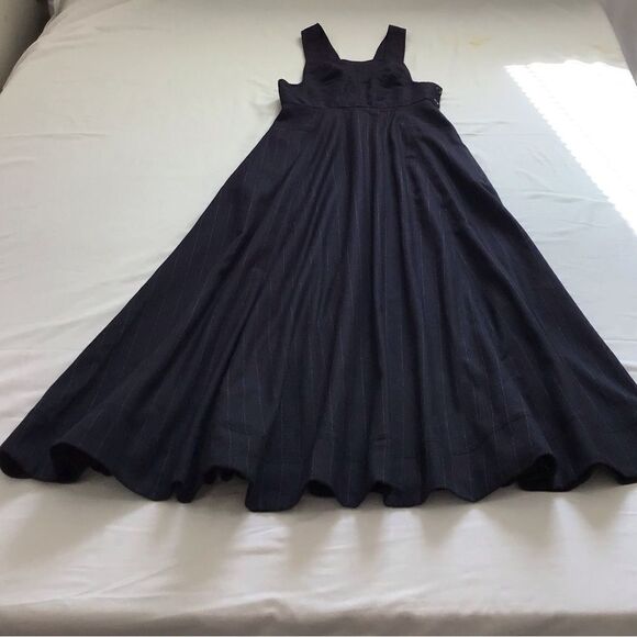 Free People Blue Apron Jumper Maxi Dress Size XS - Picture 8 of 12